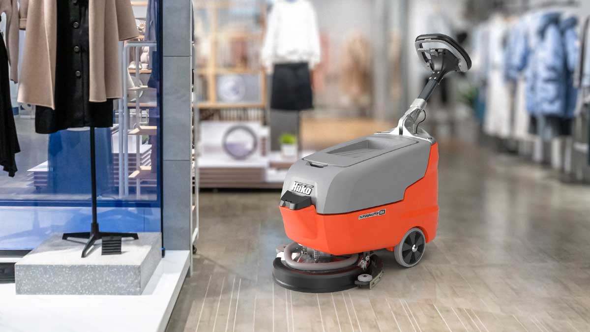 what floors can scrubber machines clean