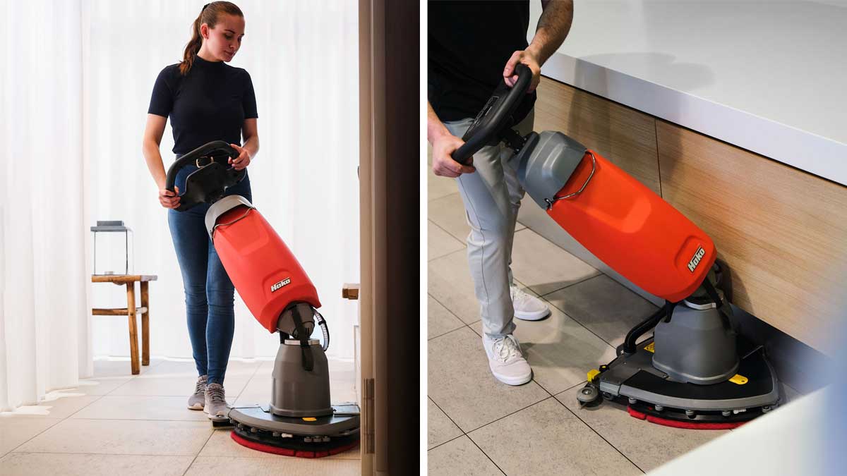 what floors can scrubber machines clean