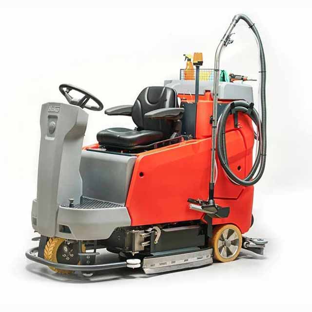 rent floor scrubber ride on scrubmaster 75r