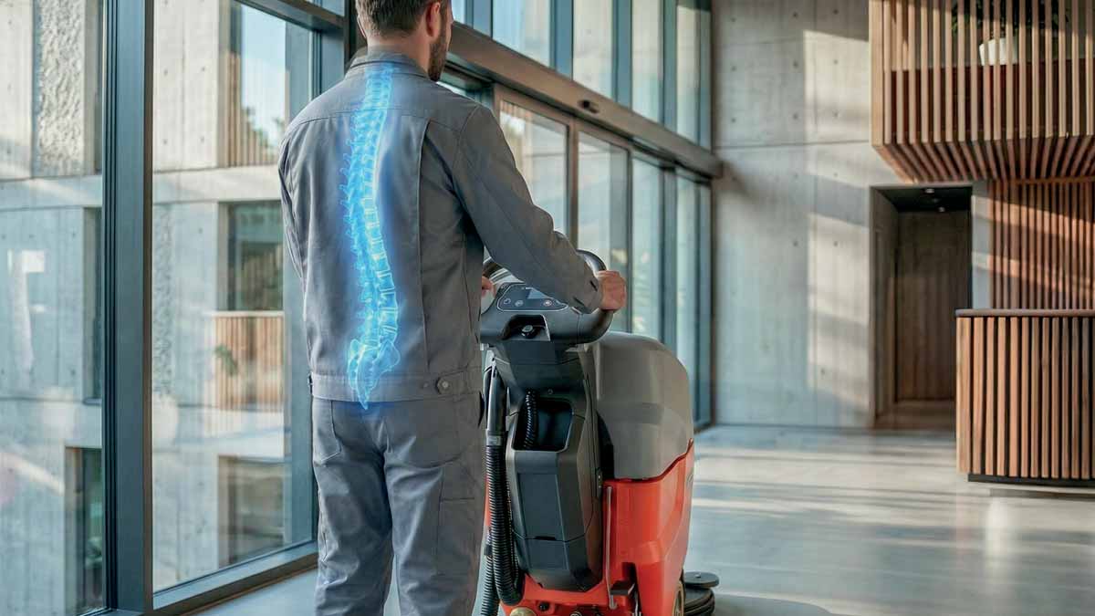ergonomic floor cleaning machines