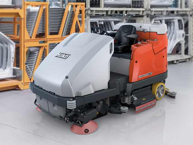 commercial scrubber sweeper