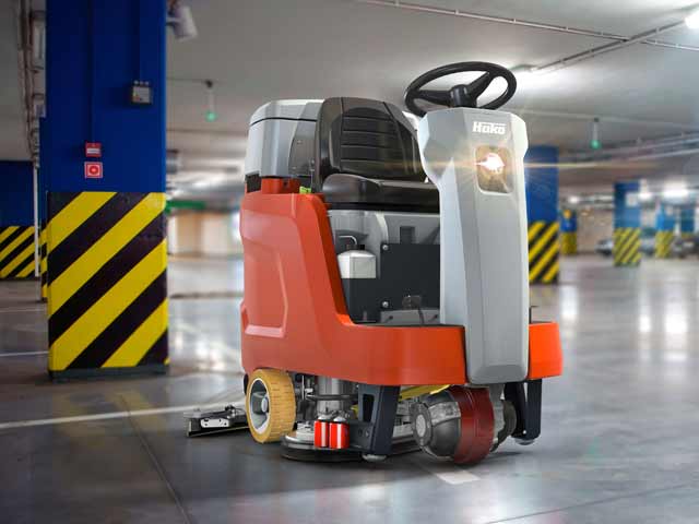floor scrubber ride on scrubmaster b75r