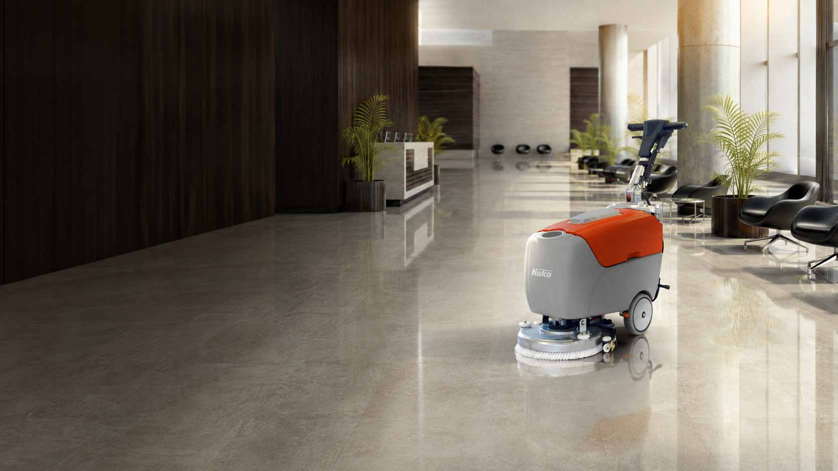 floor scrubber walk behind scrubmaster b12 hako