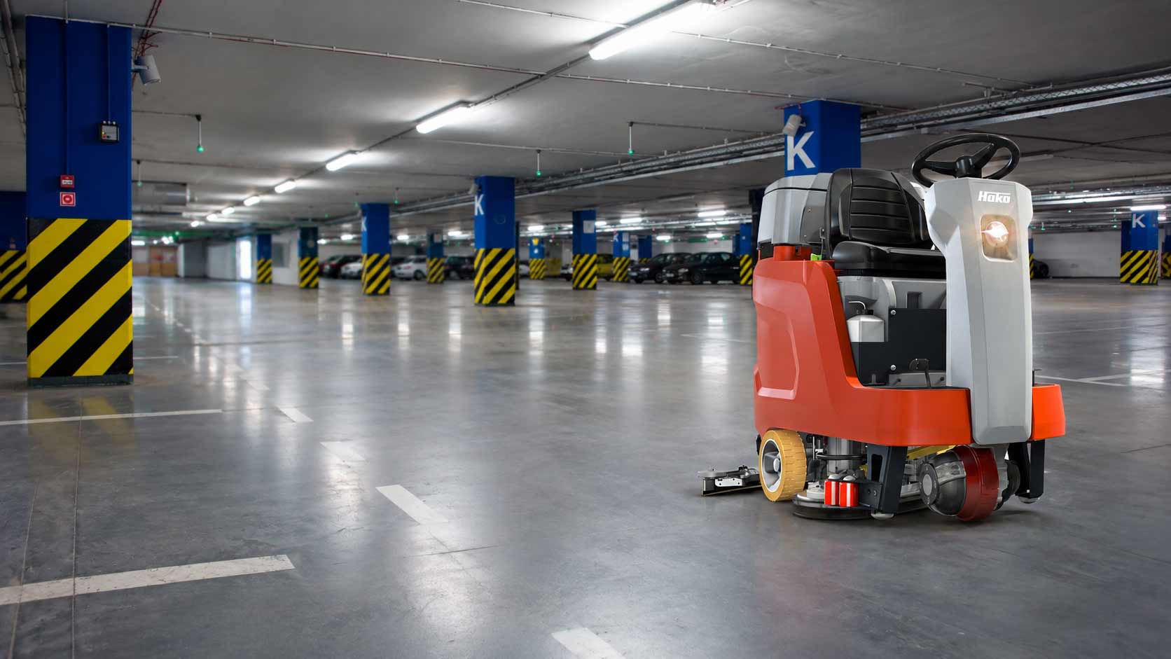 floor scrubber ride on scrubmaster b75r