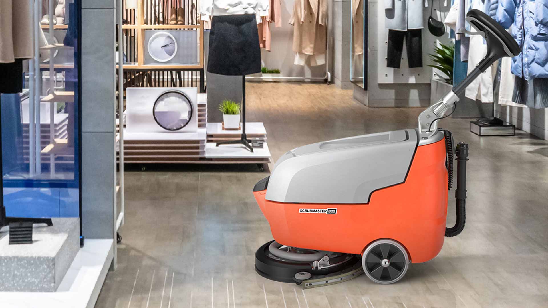 floor scrubbers walk behind hako scrubmaster b25