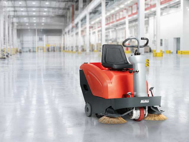 industrial ride on sweeper sweepmaster b800r