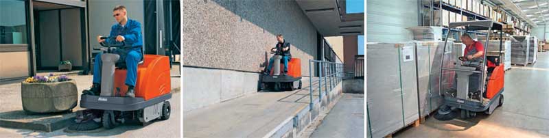 industrial ride on vacuum sweeper sweepmaster 900r