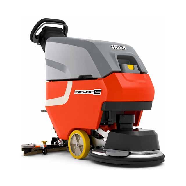 rent floor scrubber walk behind scrubmaster b35
