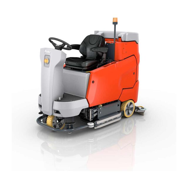 rent floor scrubber ride on hako scrubmaster b175r