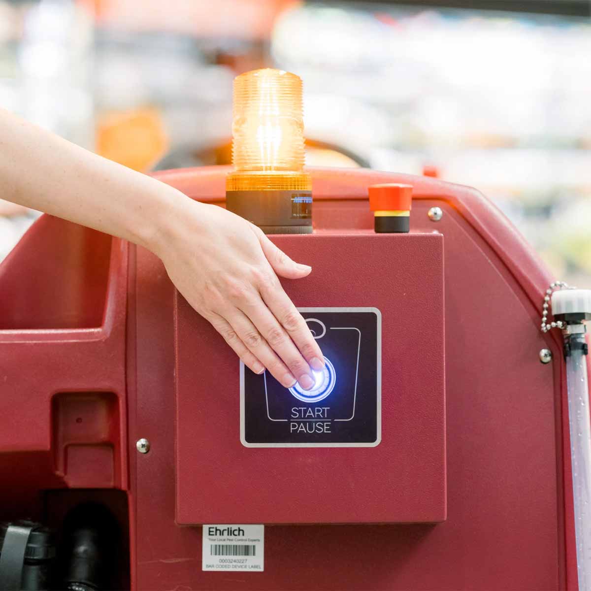 robot floor scrubber dryer