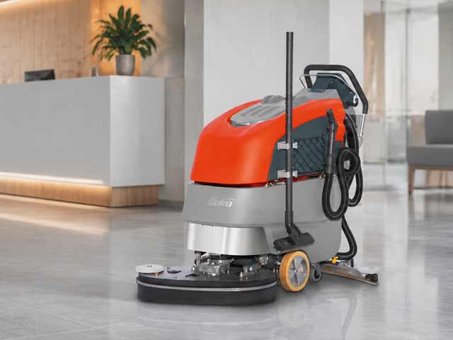 walk behind floor scrubber scrubmaster b45
