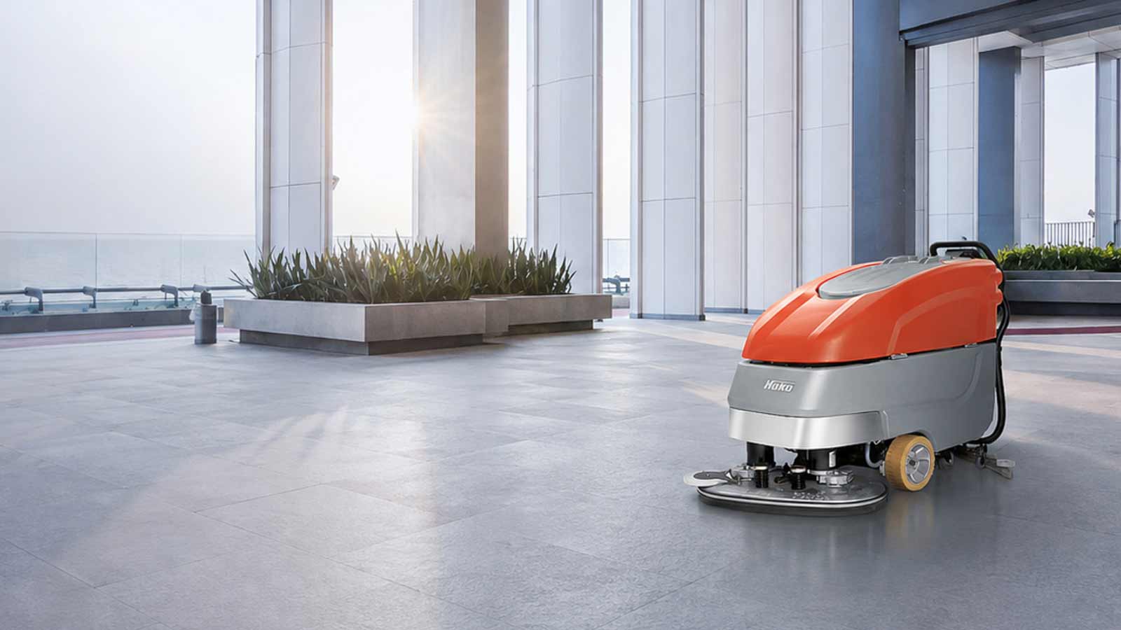 walk behind floor scrubber scrubmaster b90