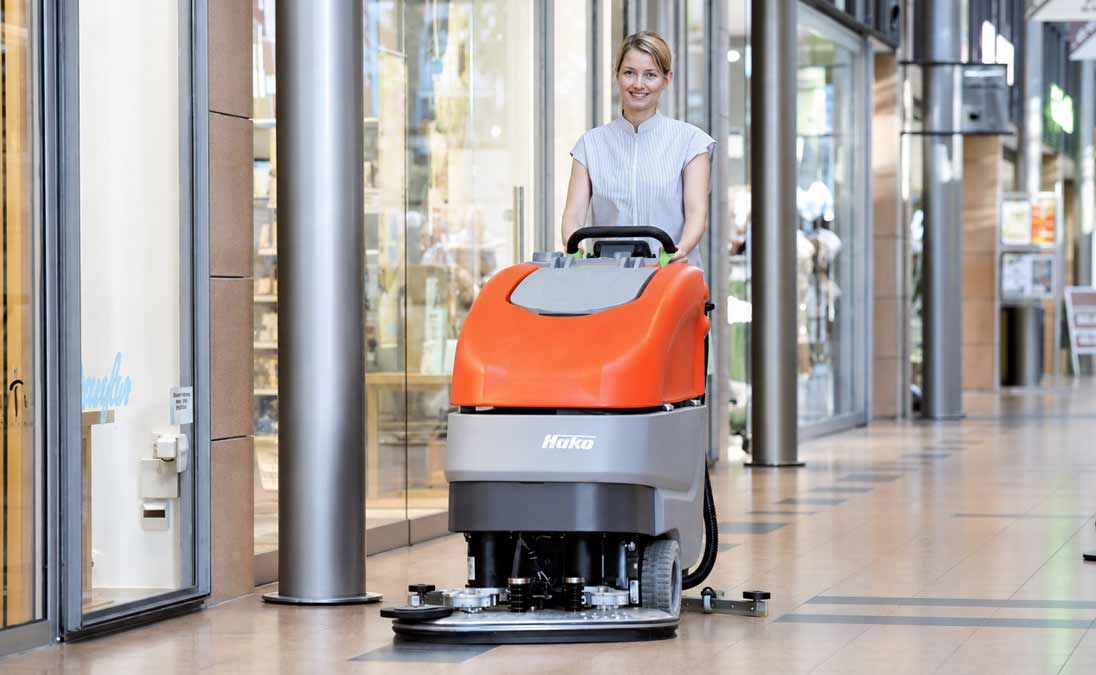 walk behind floor scrubbers hako scrubmaster b90