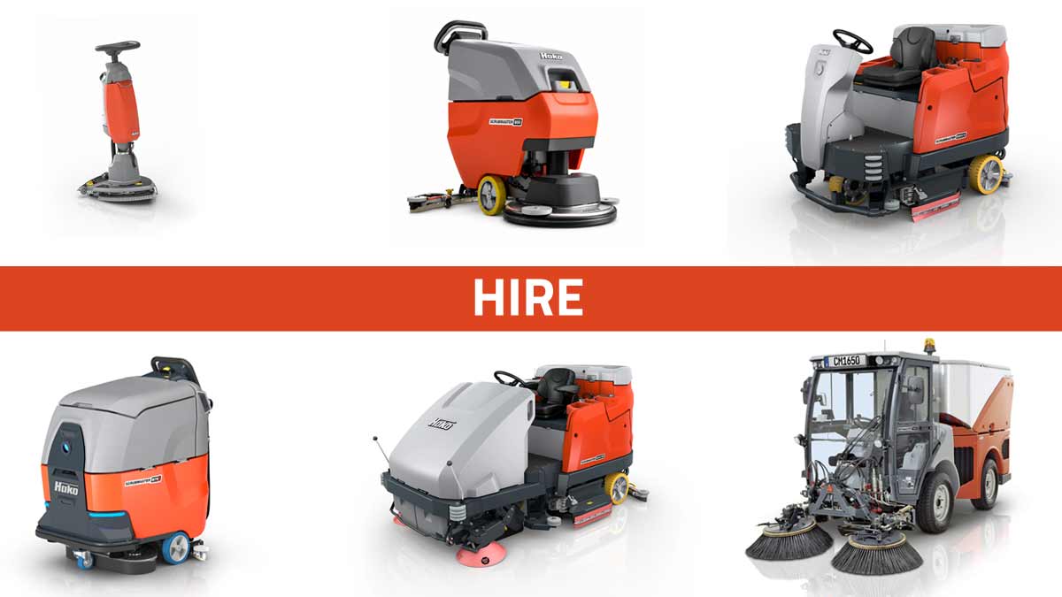 floor scrubber hire