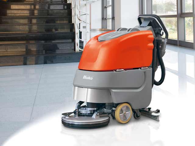 hako scrubmaster b45 walk behind floor scrubber